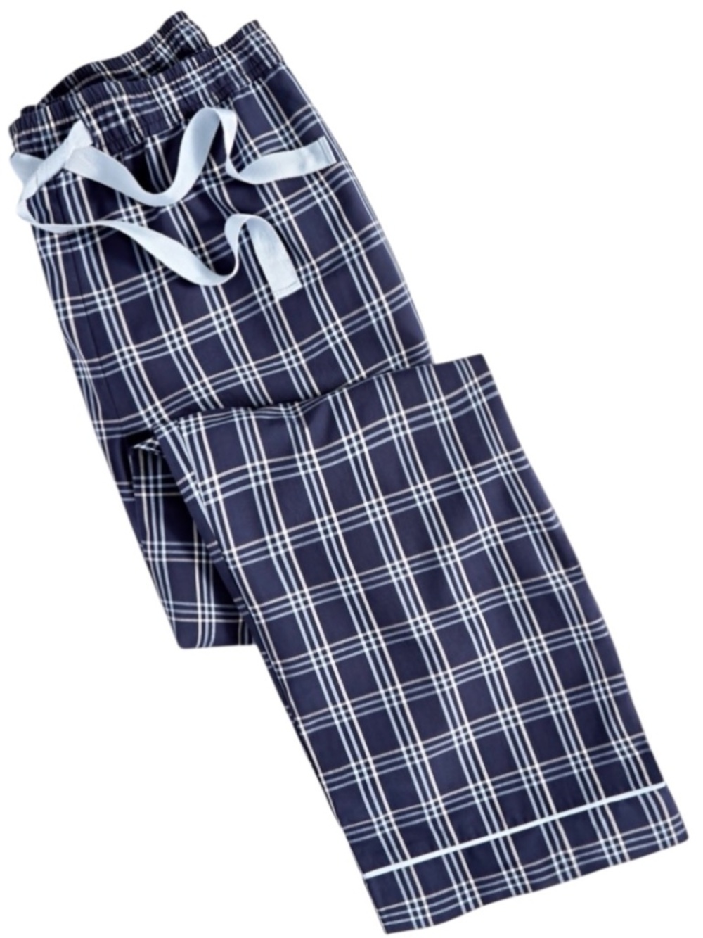 State of Day Women’s Navy Plaid Pajama Pants  Drawstring Lounge Sleepwear - NWT - Picture 2 of 3